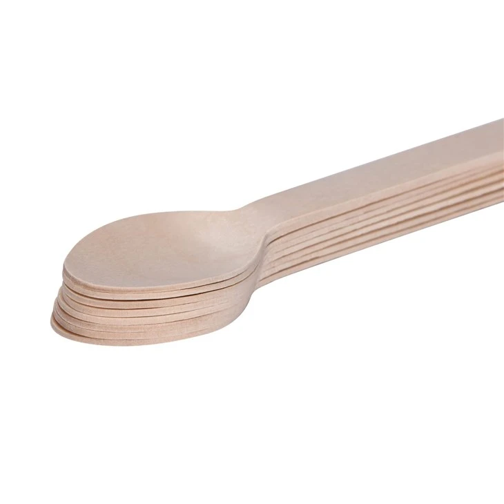 Disposable Wooden Cutlery Set 200 Wooden Forks, 200 Wooden Knives, 200 Wooden Spoons